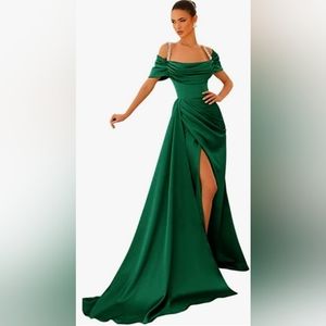 Green formal dress